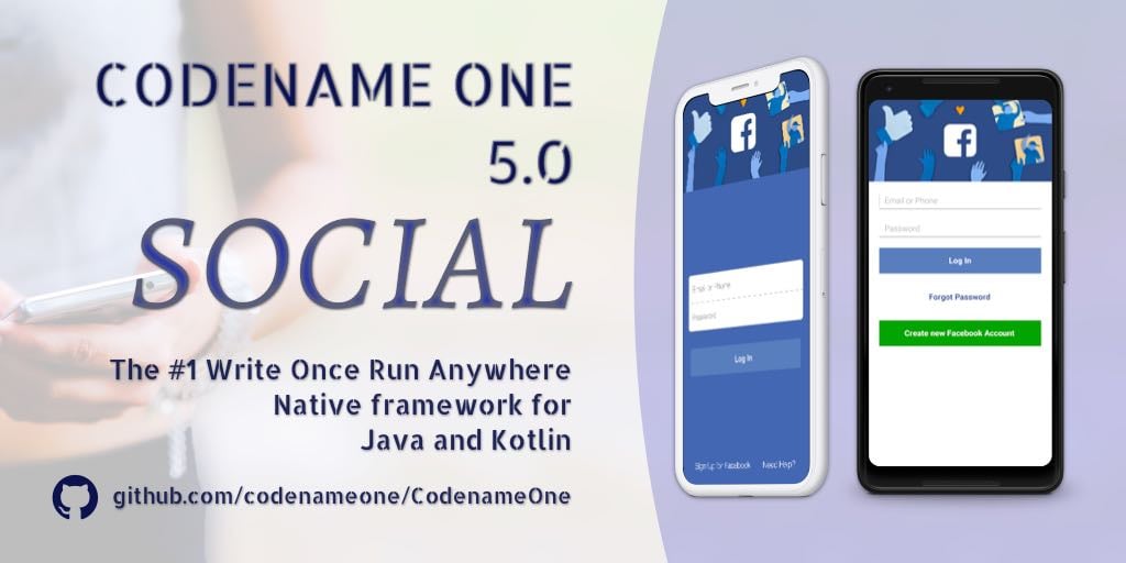 Codefreeze for Codename One 5.0 – Social