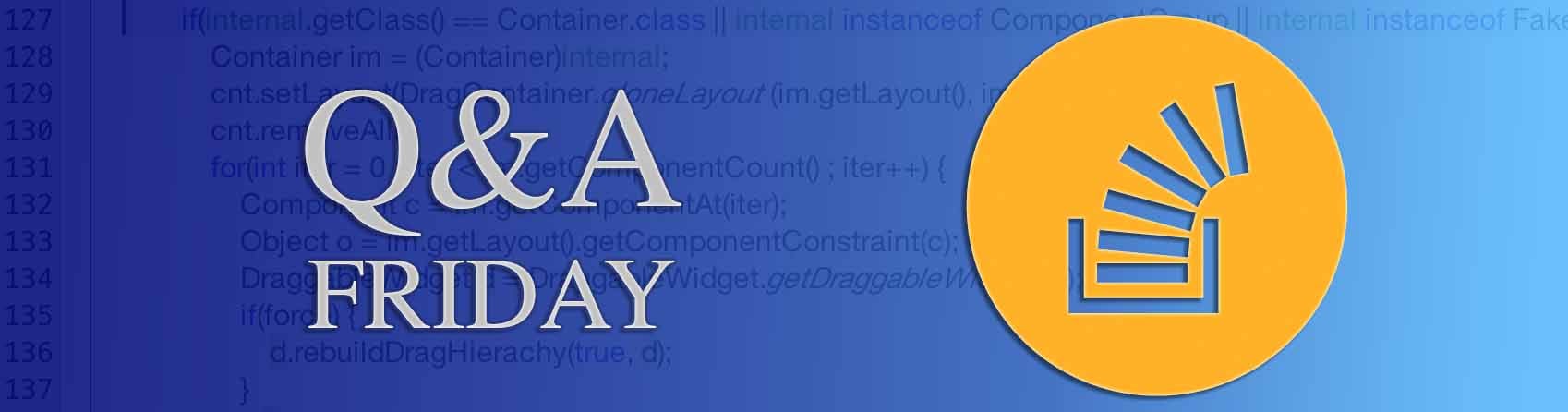 Questions of the Week XIV