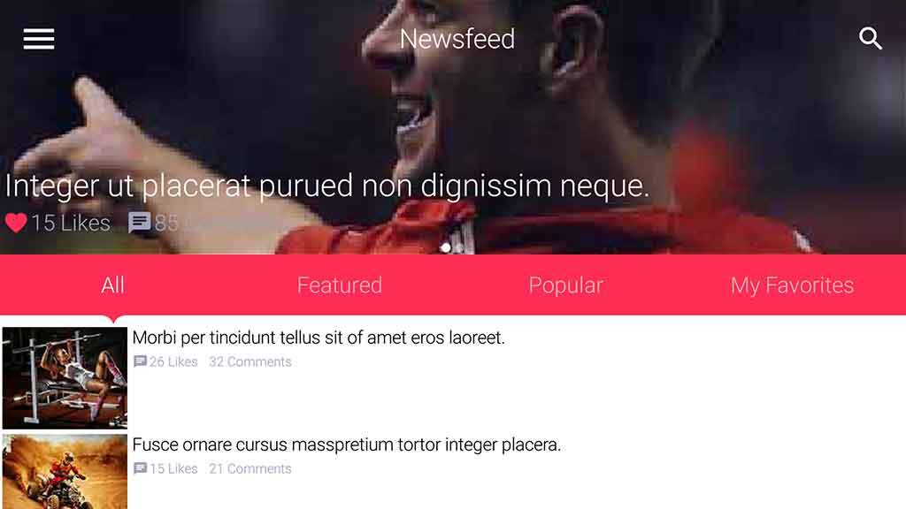 Template – Clean Modern Cross Platform Mobile UI Kit