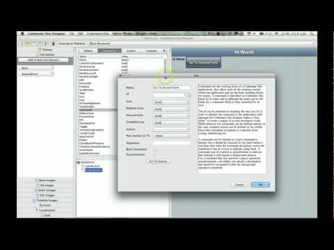 HANDLE EVENTS/NAVIGATION IN THE GUI BUILDER & POPULATE THE FORM FROM CODE